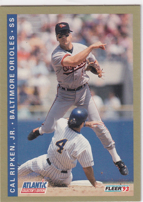 1993 FLEER #19 CAL RIPKEN JR ATLANTIC COLLECTOR- BALTIMORE ORIOLES