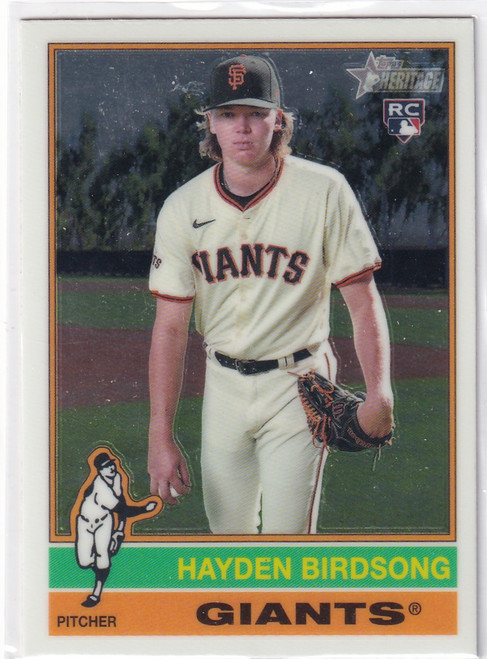 2025 TOPPS HERITAGE #324 HAYDEN BIRDSONG- SAN FRANCISCO GIANTS