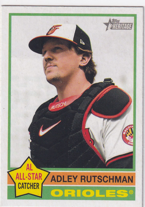 2025 TOPPS HERITAGE #294 ADLEY RUTSCHMAN ALL STAR- BALTIMORE ORIOLES