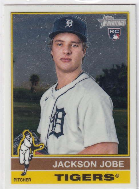 2025 TOPPS HERITAGE #389 JACKSON JOBE- DETROIT TIGERS