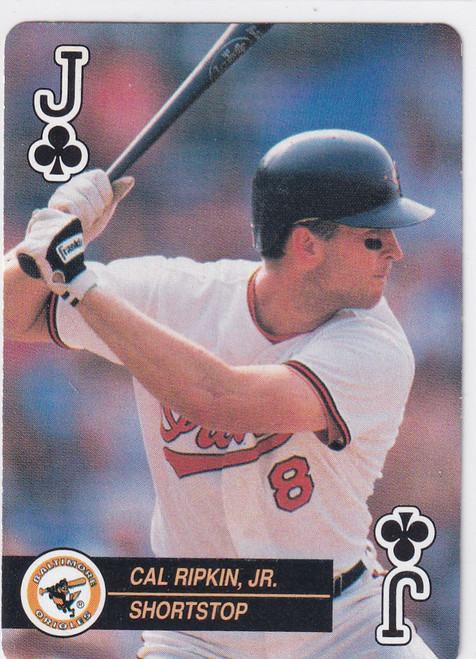 1992 PLAYING CARD CAL RIPKEN JR ACES- BALTIMORE ORIOLES