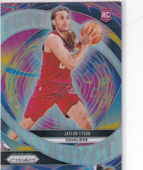 2024-25 PRIZM #9 JAYLON TYSON INSTANT IMPACT PRIZM- CLEVELAND CAVALIERS