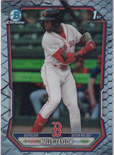 2026 BOWMAN CHROME #BCP-65 NELLY TAYLOR REPTILLIAN- BOSTON RED SOX