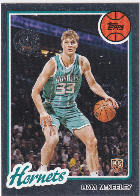 2025 TOPPS #80BK-88 LIAM MCNEELEY THTROWBACK- CHARLOTTE HORNETS