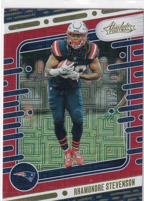 2024 ABSOLUTE #73 RHAMONDRE STEVENSON 62/499- NEW ENGLAND PATRIOTS