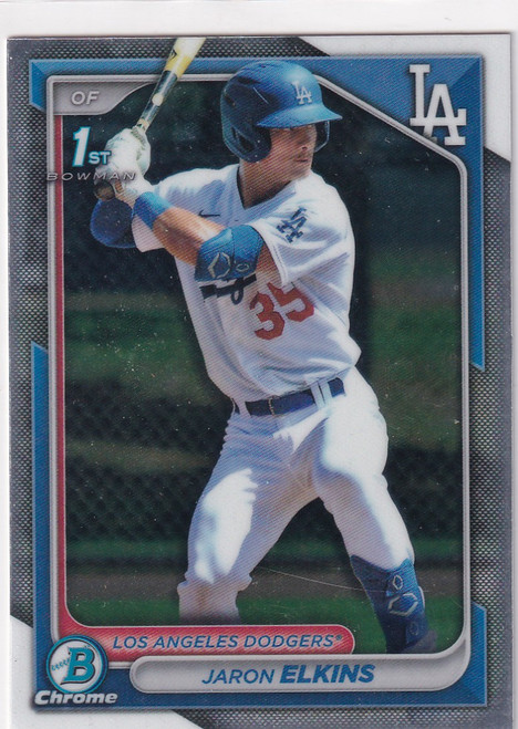 2024 BOWMAN CHROME #BCP-106 JARON ELKINS- LOS ANGELES DODGERS