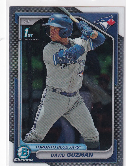 2024 BOWMAN CHROME #BCP-114 DAVID GUZMAN- TORONTO BLUE JAYS