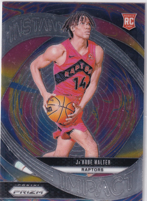 2024-25 PRIZM #18 JAKOBE WALTER INSTANT IMPACT- TORONTO RAPTORS