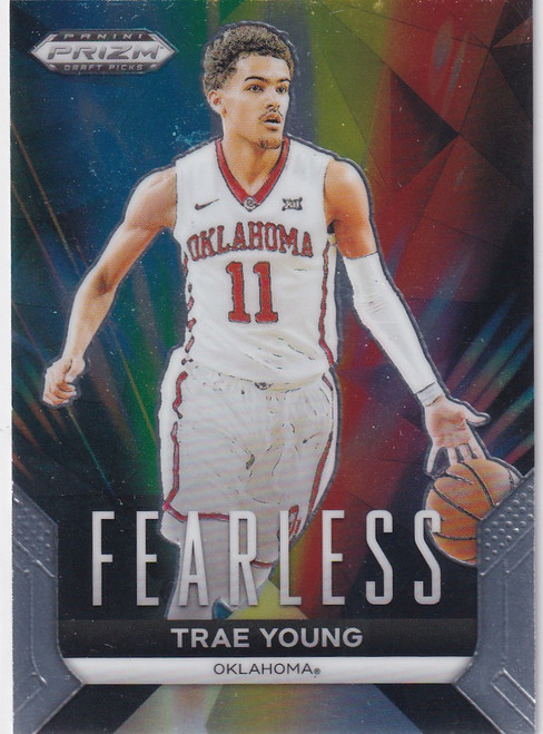 2024 PRIZM DRAFT #1 TRAE YOUNG FEARLESS- ATLANTA HAWKS