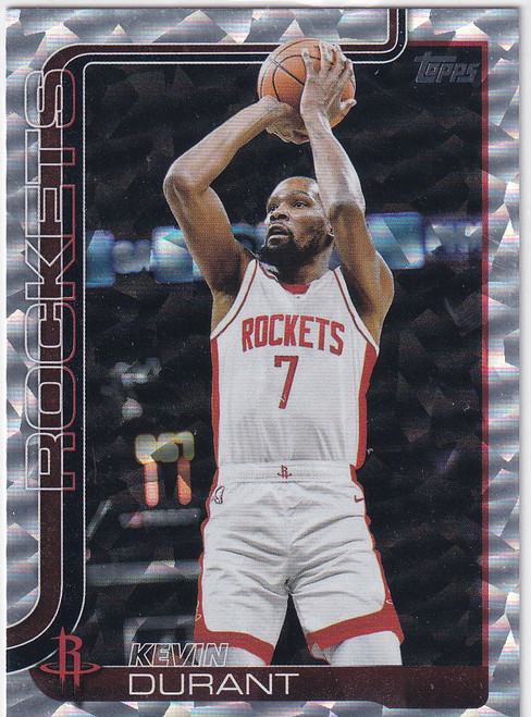 2025 TOPPS #157 KEVIN DURANT CRACKLE BOARD- HOUSTON ROCKETS