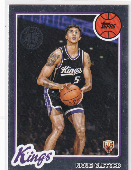 2025 TOPPS #80BK-70 NIQUE CLIFFORD THROWBACK- SACRAMENTO KINGS