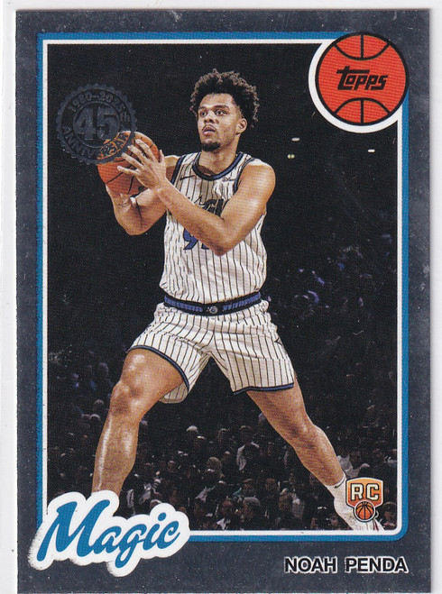 2025 TOPPS #80BK-75 NOAH PENDA THROWBACK- ORLANDO MAGIC