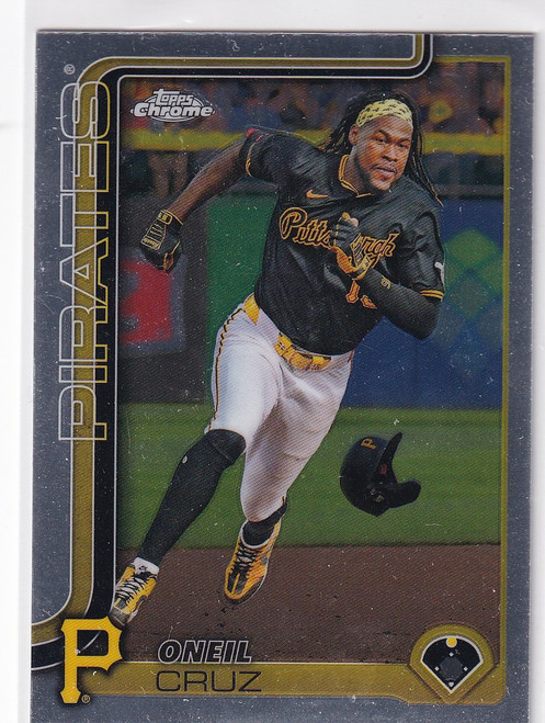 2025 TOPPS CHROME #252 ONIEL CRUZ- PITTSBURGH PIRATES