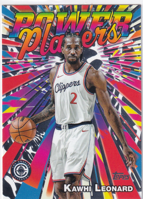 2025 TOPPS #PP-8 KAWHI LEONARD POWER PLAYERS- LOS ANGELES CLIPPERS