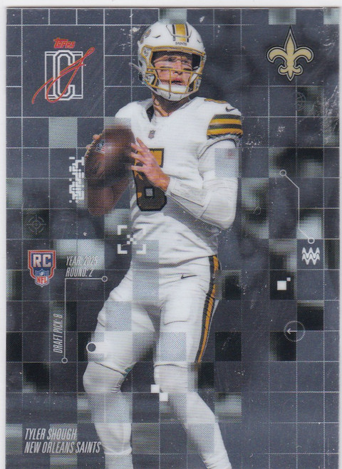 2025 Topps Signature Class #AI-22 Tyler Shough RC After Image - Saints