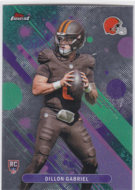 2025 Topps Finest #5 Dillon Gabriel RC Cleveland Browns