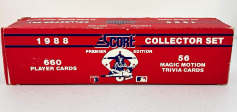 1988 Score MLB Baseball Complete Set 1-660 Cards