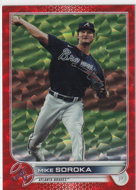 2022 TOPPS SERIES TWO #527 MIKE SOROKA ORANGE 208/299- ATLANTA BRAVES