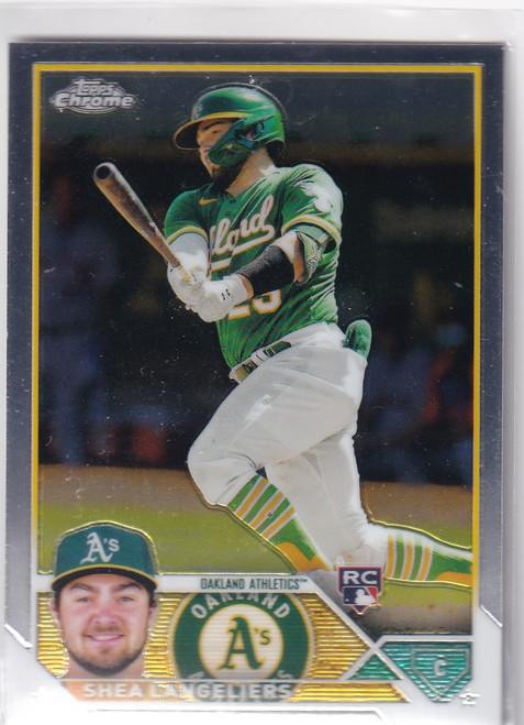 2023 TOPPS CHROME #175 SHEA LANGELIERS- OAKLAND ATHLETICS