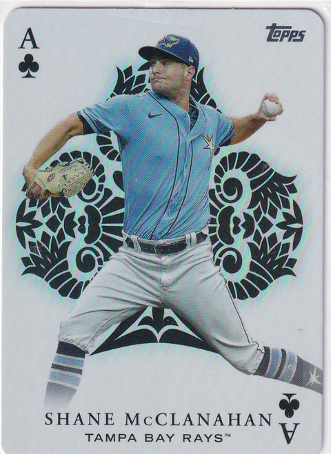 2023 TOPPS ALLEN & GINTER #AA-12 SHANE MCCLANAHAN ALL ACES- TAMPA BAY RAYS