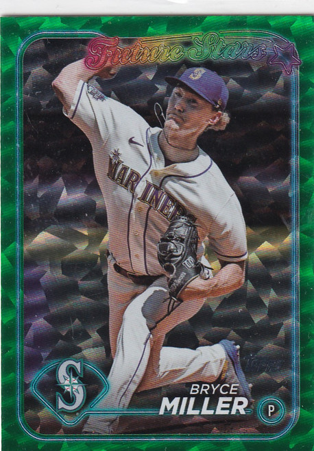 2024 TOPPS SERIES TWO #679 BRYCE MILLER GREEN FUTURE STARS /499- SEATTLE MARINER