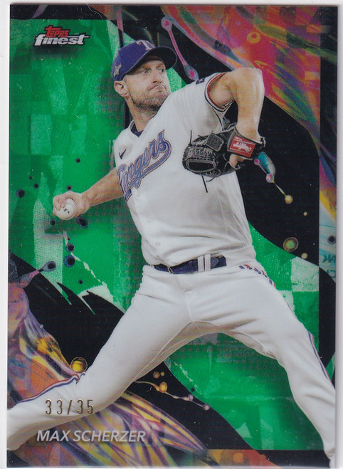 2024 TOPPS FINEST #129 MAX SCHERZER 33/35- LOS ANGELES DODGERS