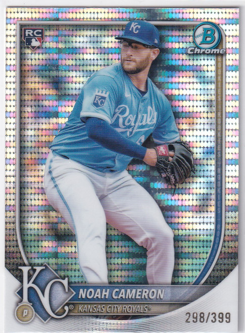 2025 BOWMAN CHROME #67 NOAH CAMERON PULSAR /399- KANSAS CITY ROYALS