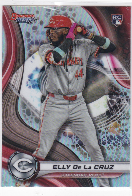 2024 Bowman's Best #20 Elly De La Cruz RC Refractor Cincinnati Reds