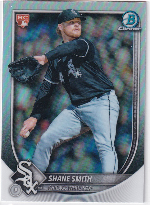2025 BOWMAN CHROME #52 SHANE SMITH RED ROOKIE REFRACTOR- CHICAGO WHITE SOX