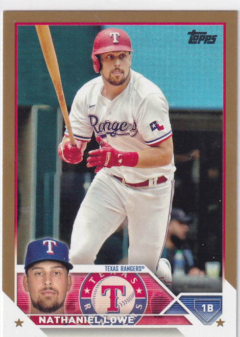 2023 TOPPS SERIES ONE #124 NATHANIEL LOWE /2023- TEXAS RANGERS