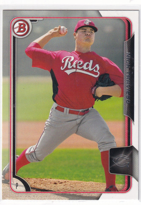 2015 BOWMAN #BP82 NICK TRAVIESO- CINCINNATI REDS