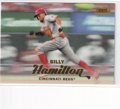 2017 TOPPS STADIUM #277 BILLY HAMILTON- CINCINNATI REDS
