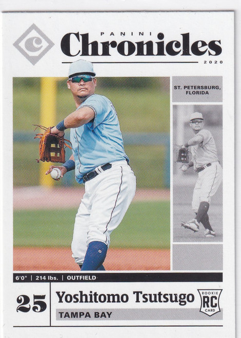 2020 CHRONICALS #41 YOSHITOMO TSUTSUGO- TAMPA BAY RAYS
