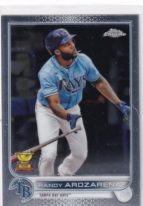 2022 TOPPS CHROME #161 RANDY AROZARENA- TAMPA BAY RAYS