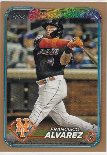 2024 TOPPS SERIES TWO #383 FRANCISCO ALVAREZ STARS /2024- NEW YORK METS