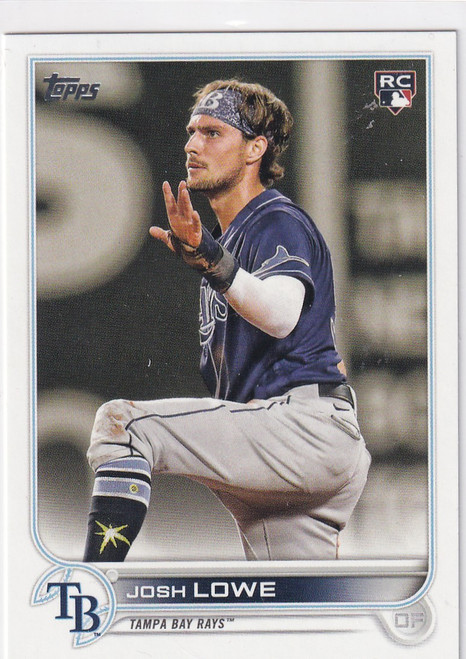 2022 TOPPS SERIES TWO #479 JOSH LOWE- TAMPA BAY RAYS
