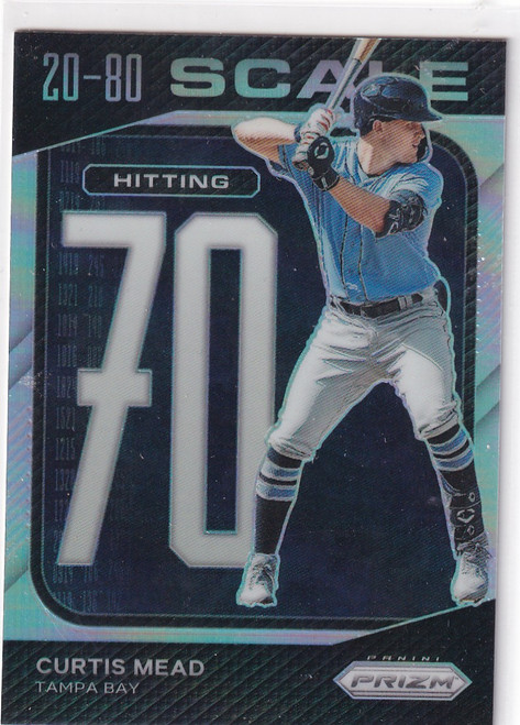 2023 PRIZM #SC8 CURTIS MEAD SCALE PRIZM- TAMPA BAY RAYS
