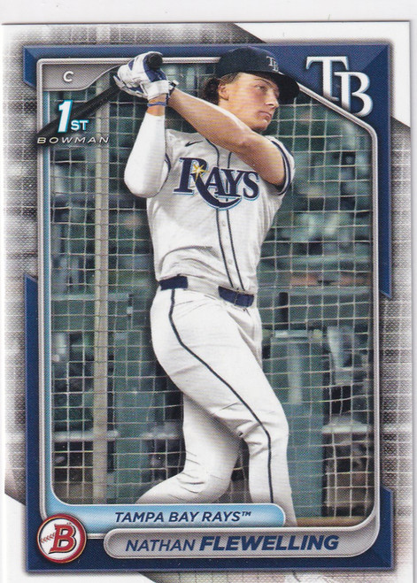 2024 BOWMAN #BD-88 NATHAN FLEWELLING- TAMPA BAY RAYS