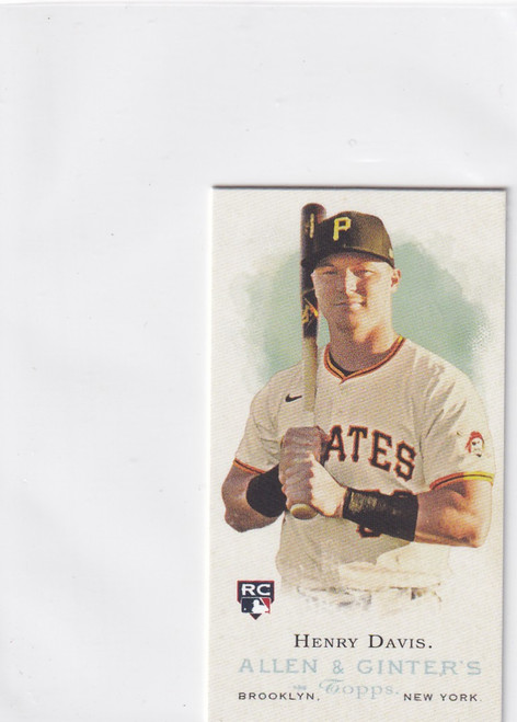 2024 TOPPS ALENN & GINTER #RD-7 HENRY DAVIS MINI- PITTSBURGH PIRATES