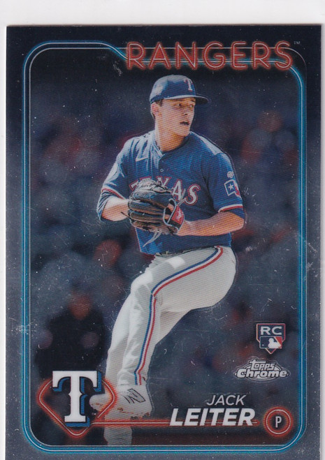 2024 TOPPS CHROME #111 JACK LEITER- TEXAS RANGERS
