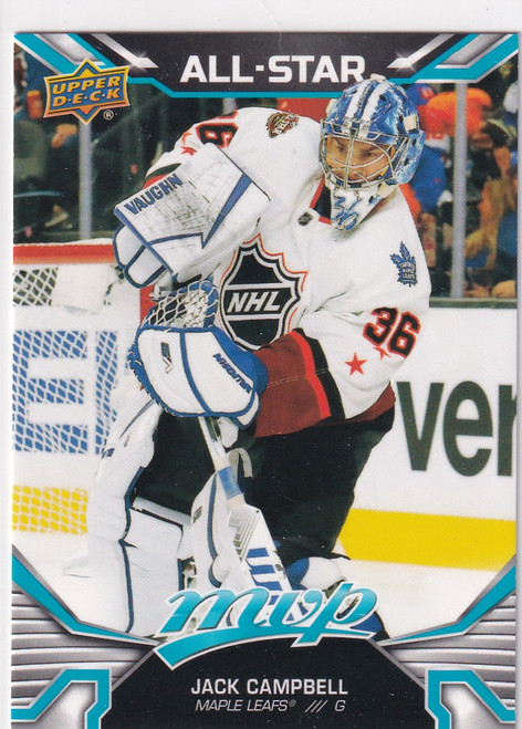 2022-23 UPPER DECK MVP HOCKEY #AS11 JACK CAMPBELL ALL STAR- MAPLE LEAFS