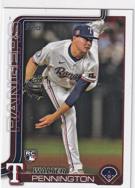 2025 TOPPS SERIES TWO #493 WALTER PENNINGTON- TEXAS RANGERS
