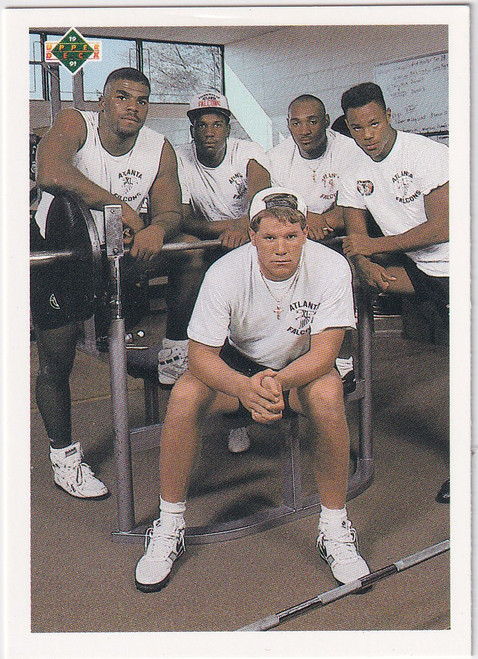 1991 UPPER DECK #627 NFC ROOKIE FORCE CHECKLIST