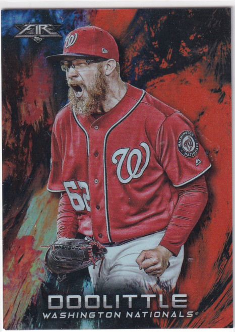2018 TOPPS FIRE #59 SEAN DOOLITTLE 64/299- WASHINGTON NATIONALS