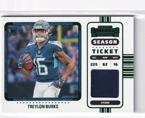 2022 CONTENDERS #RSV-TBU TREYLON BURKS PATCH- TENNESSEE TITANS
