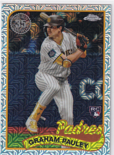 2024 TOPPS CHROME #T89CU-86 GRAHAM PAULEY MOJO- SAN DIEGO PADRES