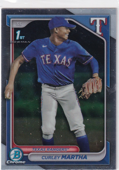 2024 BOWMAN CHROME #BCP-168 CURLEY MARTHA- TEXAS RANGERS