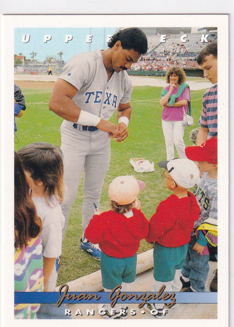 1993 UPPER DECK #755 JUAN RODRIGUEZ- TEXAS RANGERS