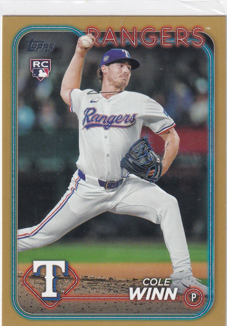 2024 TOPPS UPDATE #US109 COLE WINN /2024- TEXAS RANGERS