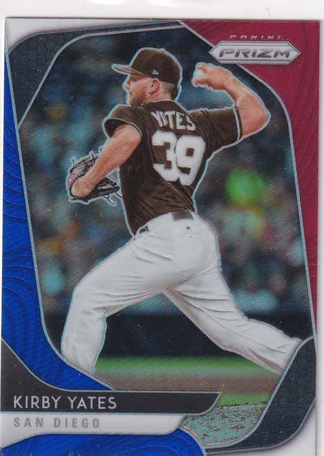 2020 PRIZM #21 KIRBY YATES RED WHITE BLUE PRIZM- SAN DIEGO PADRES